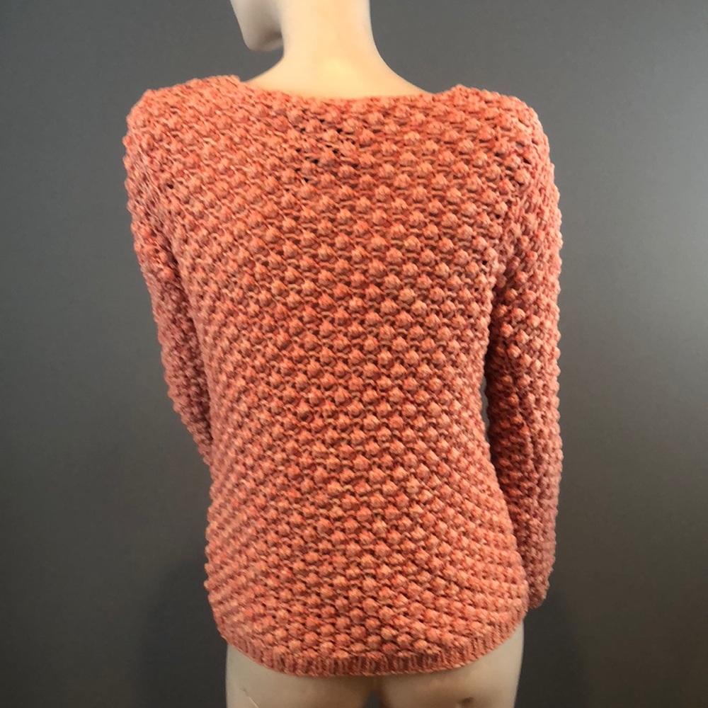 NWT Aiko Orange Knit Sweater Size XS - Picture 5 of 16